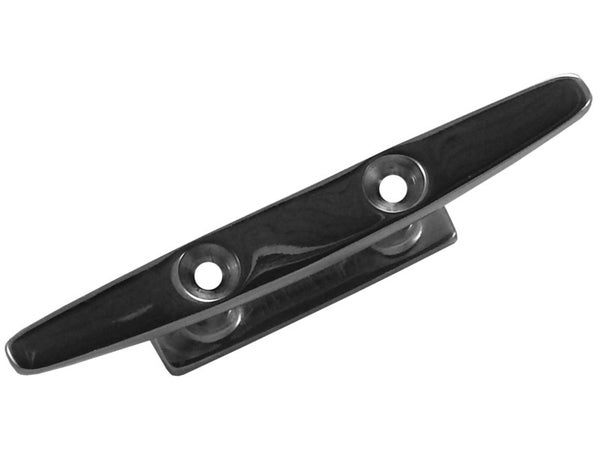Taquet 125 mm plat poli en inox A4, AISI 316