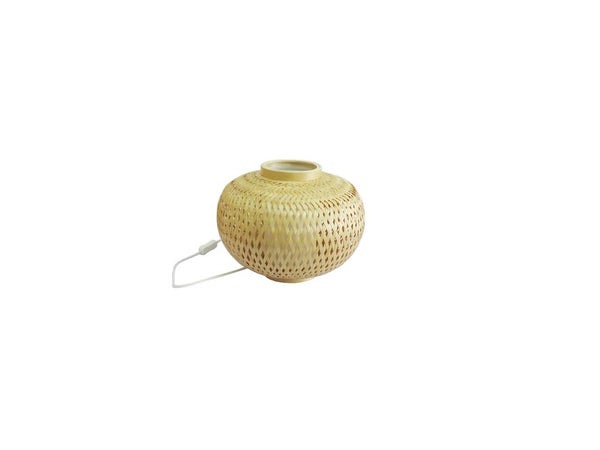 Lampe, E27 UTAKA INSPIRE, bambou naturel, 40 W