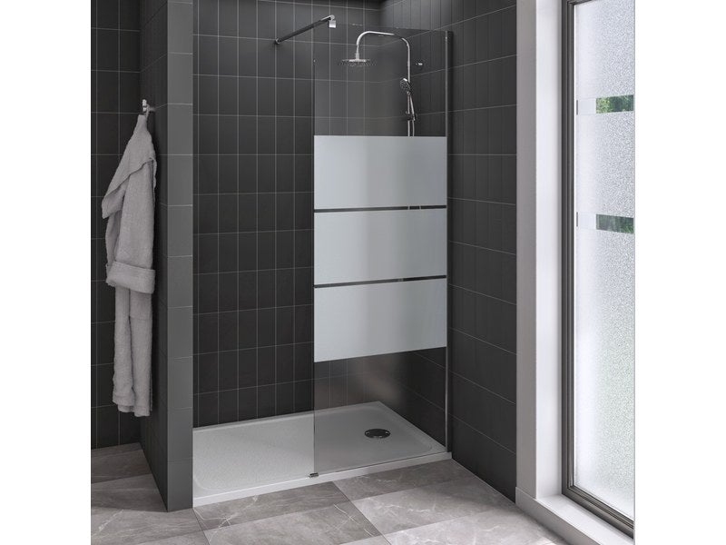 70cm Joint d'étanchéité douche | joint pour douche | joint douche italienne  | vitre 3,5-4-5mm | droit | UK04