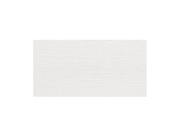 Carrelage mural effet pierre BALDOCER Ozone, blanc décor 3d mat,  l.30 x L.60 cm