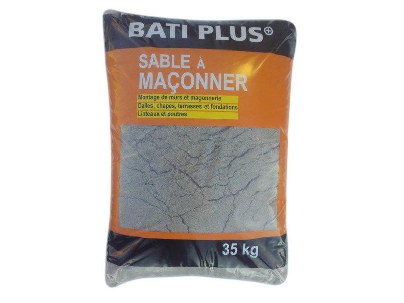 Sable à maçonner 0/4, sac de 35 kg