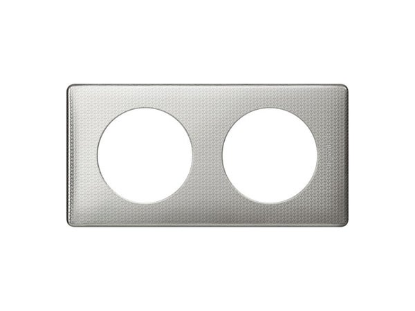Plaque Double Céliane, Legrand Alu Snake