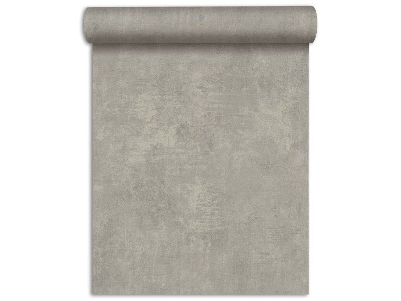 Papier peint Béton ciré gris perle