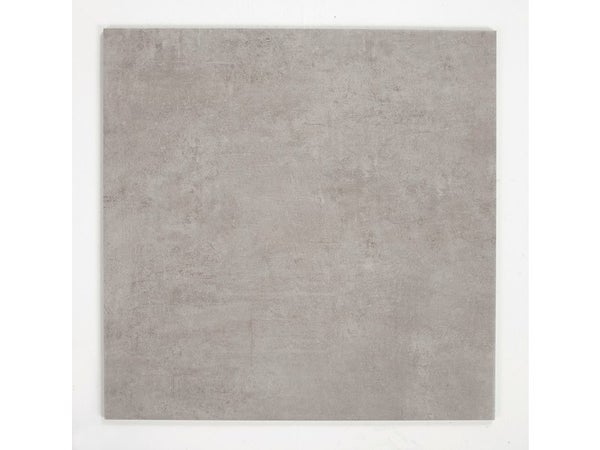 Carrelage Sol Et Mur Forte Effet Béton Gris Alma L.60 X L.60 Cm