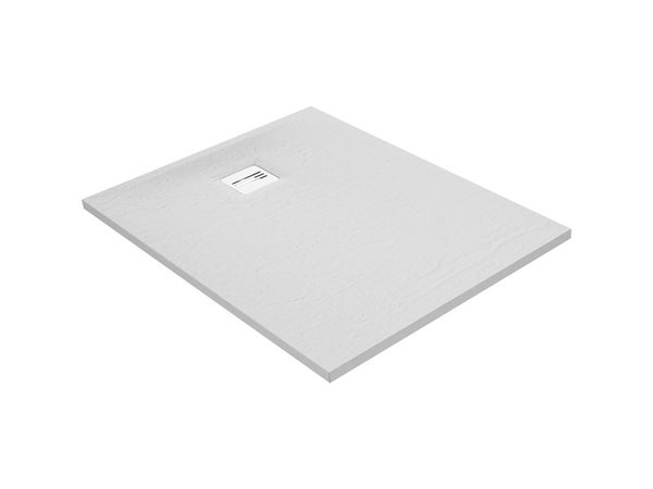 Receveur de douche, résine, blanc L.80 x l.120 cm, Remix