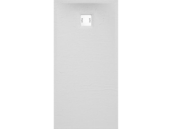 Receveur de douche extraplat résine blanc L. 160 x L. 80 cm, REMIX