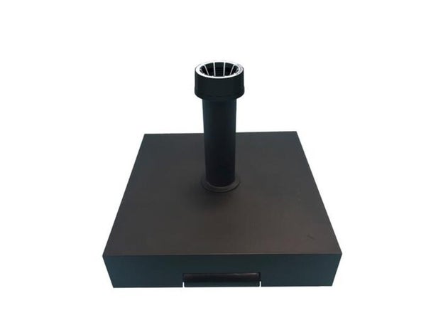 Pied de parasol lesté noir, 40 kg