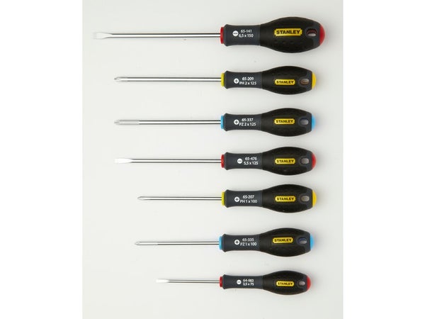 Jeu De 7 Tournevis Isolés Stanley Fatmax 0-65-438