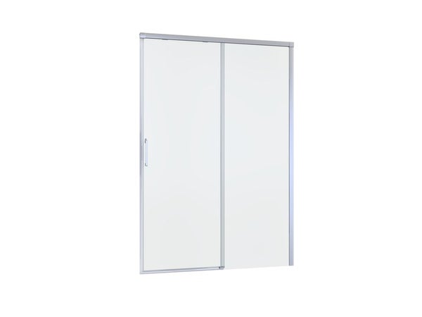Porte de douche coulissante transparente chromé 120 cm, REMIX