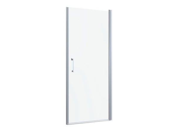 Porte de douche pivotante transparente chromé 87.5 cm, REMIX