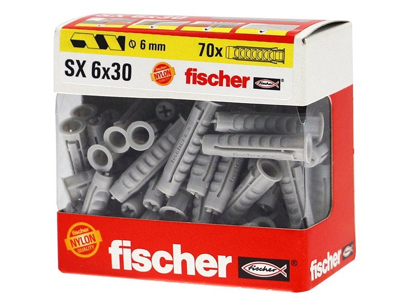 Cheville nylon Fischer SX Ø6mm / 100pce
