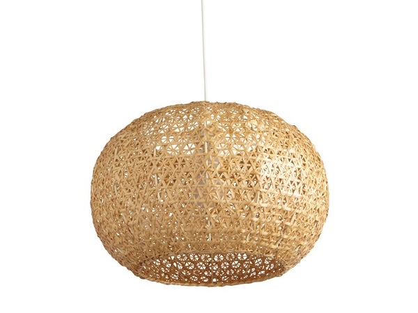 Suspension, E27 Bord De Mer Hana Bambou Naturel 1 X 60 W Inspire