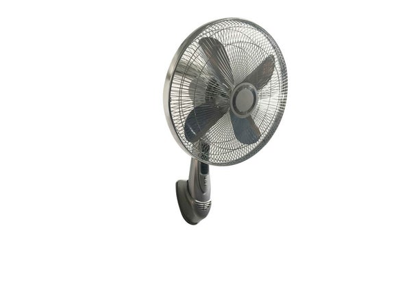 Ventilateur mural, EQUATION, Wally, Diam.40 cm, 55 W gris
