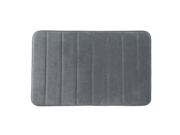 Tapis de bain, SENSEA COCOON, l. 50 x L. 80 cm, gris