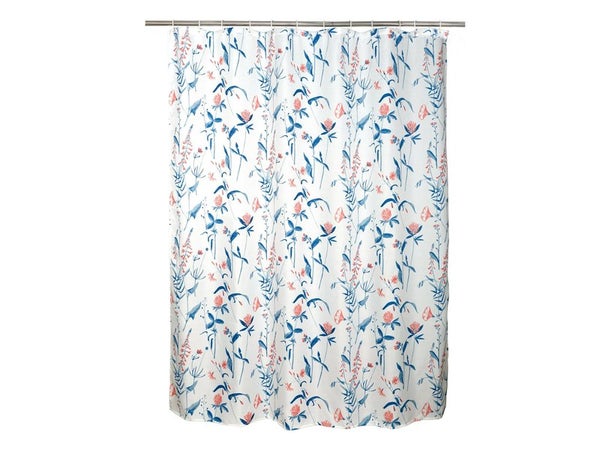 Rideau de douche en textile, CHARM, 180 x 200 cm