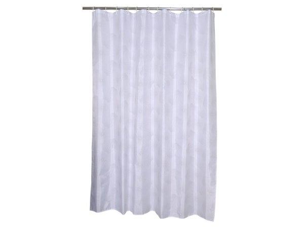 Barre d'angle pour rideau de douche UNIVERSEL Coloris blanc