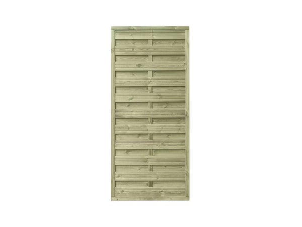 Panneau Bois Occultant Anna, L.90 X H.200 Cm, Naturel