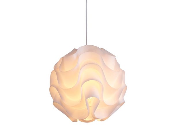 Suspension, Classique Plastique Inspire Sky 1 Lumière(S) D.30 Cm