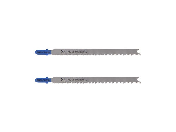 Lot De 2 Lames Pour Multimatériau Dexter Coupe Droite 5-65 Mm