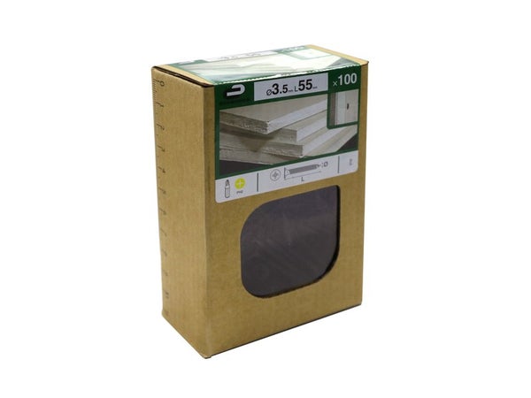 Lot De 100 Vis Acier Trompette Phillips Standers X L.55 Mm