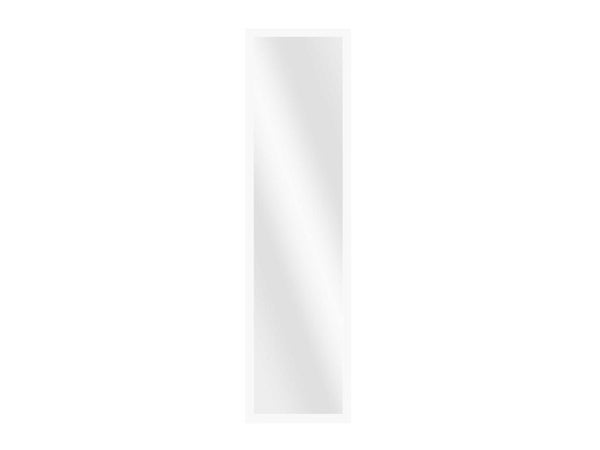 Miroir rectangulaire de porte blanc, l.30 x H.120 cm