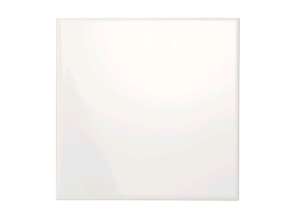 Carrelage Mur Medio Uni Blanc Brillante L.20 X L.20 Cm, Frosty