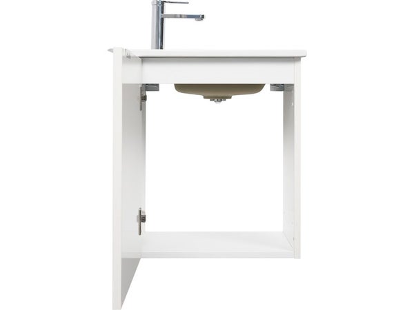 lave-mains ESSENTIAL céramique blanc L.  41 x P.  26 cm
