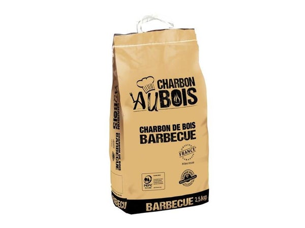 Charbon de bois pour barbecue 2.5 kg