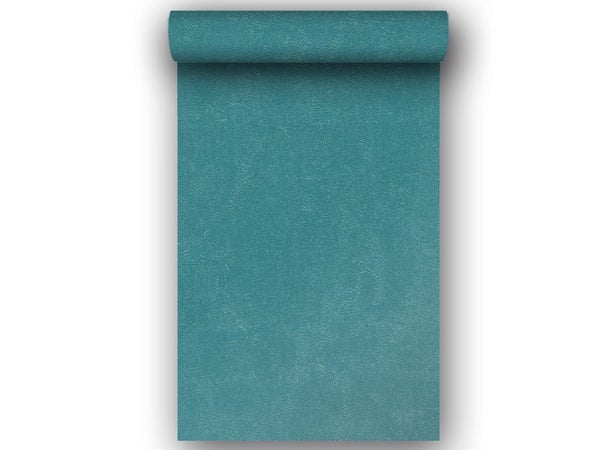 Papier Peint Vinyle Béton Métal Bleu Atoll N°3