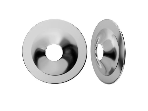 Lot De 100 Rondelle Acier Zingué, Diam.6 Mm Standers