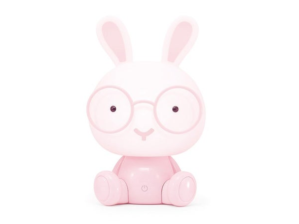 Lampe Veilleuse, Enfant, Pvc Rose Tactile, Seynave Bunny