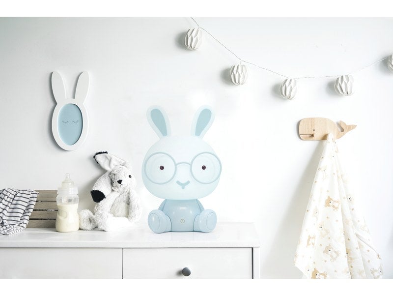 Lampe Veilleuse, Enfant, Pvc Bleu Tactile, Seynave Bunny