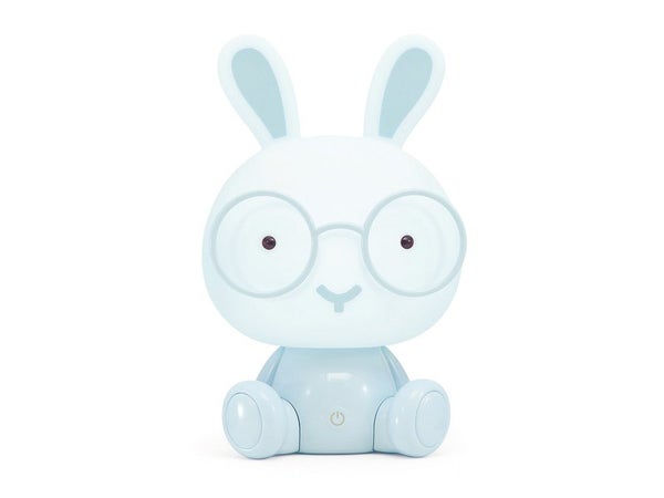 Lampe Veilleuse, Enfant, Pvc Bleu Tactile, Seynave Bunny