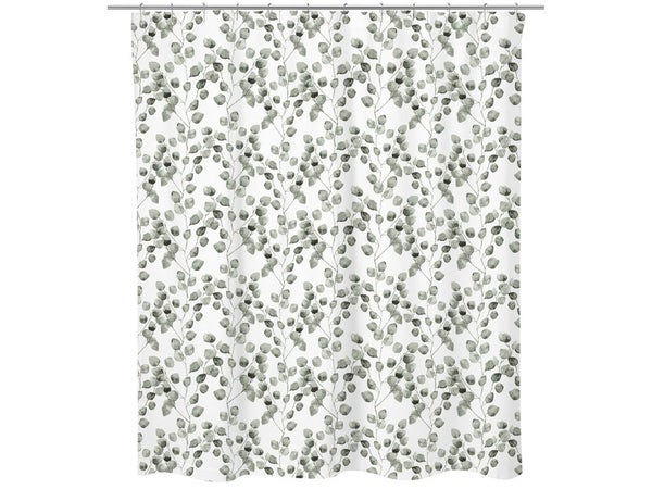 Rideau de douche en textile, Ninon 180 x 200 cm cm