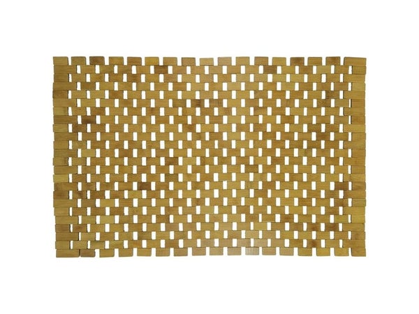 Tapis De Bain L.50 X L.80 Cm Marron, Borneo Sensea