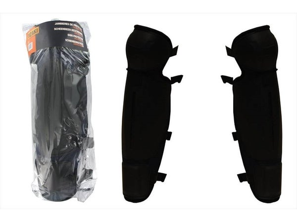 Paire de jambières de protection avec attaches clipsables et réglables EN340