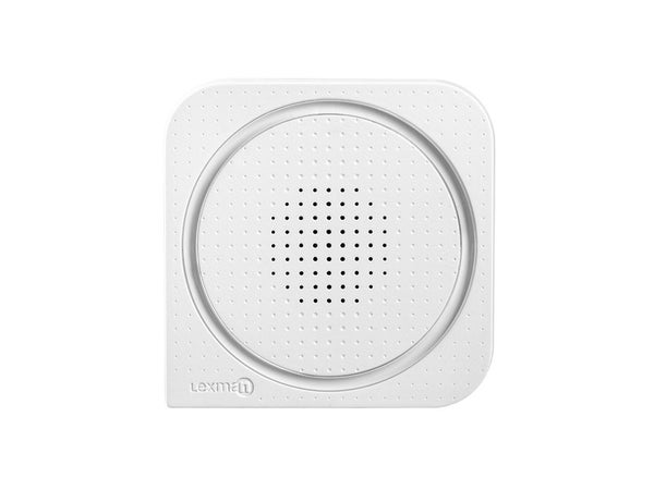 Sonnette Sans Fil Lexman Enfichable Et Flash D02, Blanc