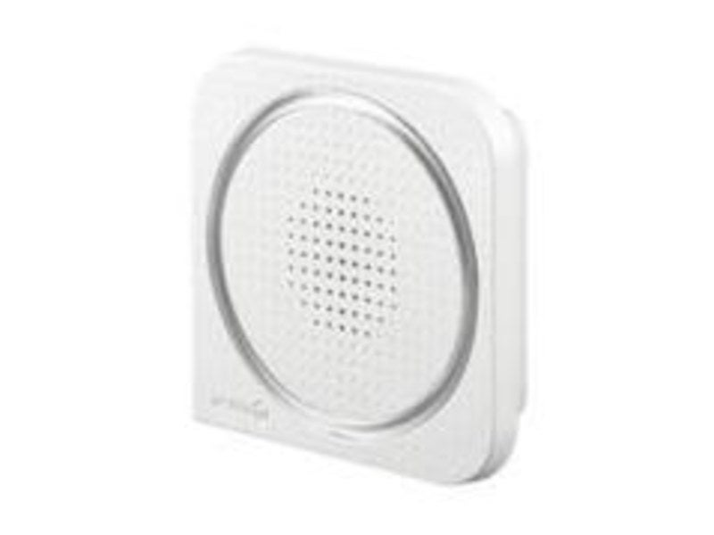 Sonnette sans Fil, Longue Portée sans Fil Plug In Ring Sonnette  Auto-alimentée Blanc Facile à Installer ABS pour Bureau (Prise UE 100‑230V)