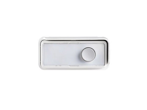 Bouton De Sonnette Filaire Lexman D15, Blanc