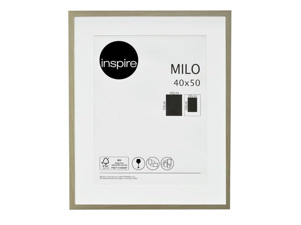 Cadre Milo, L.40 X H.50 Cm, Chêne