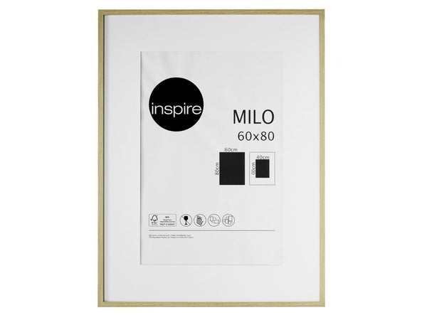 Cadre Milo, L.60 X H.80 Cm, Chêne