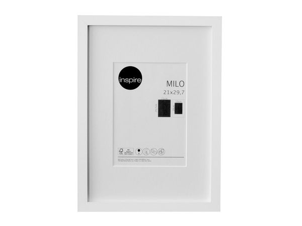 Cadre Milo, L.21 X H.29.7 Cm, Blanc