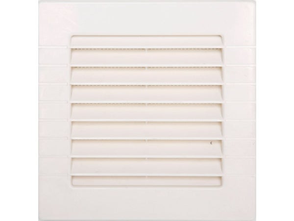 Grille d'aération abs naturel, L.14 x l.14 cm