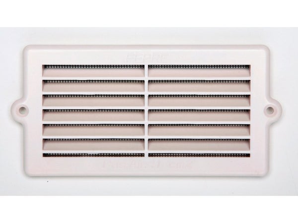 Grille d'aération abs naturel, L.8 x l.16.4 cm