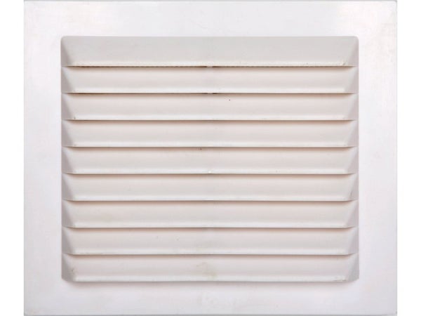 Grille d'aération abs naturel, L.15.5 x l.18.3 cm