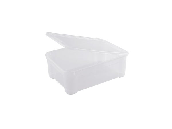 Bac de rangement, 30 L transparent