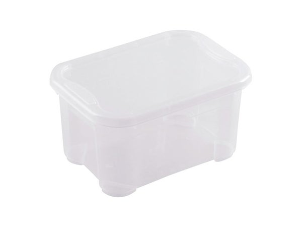 Bac de rangement polypropylène de 4 L, transparent