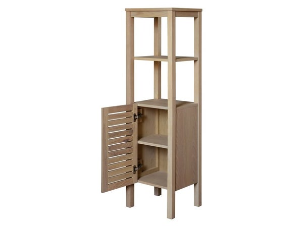 Etagère l.40 x H.145 x P.35 cm, effet chêne naturel, Talix