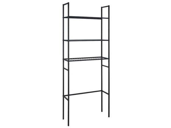Etagère Pont wc et lave-linge, L.66 x H.180, noir, Meti
