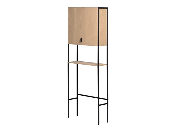 Etagère Pont wc et lave-linge, L.66 x H.180, chêne naturel, Dock